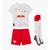 RB Leipzig Xavi Simons #10 Hjemme Trøje Børn 2025-26 Kortærmet (+ Korte bukser)